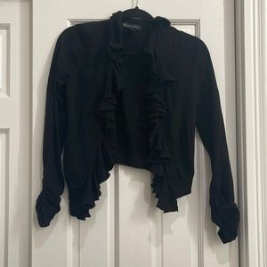 Cardigan with ruffles